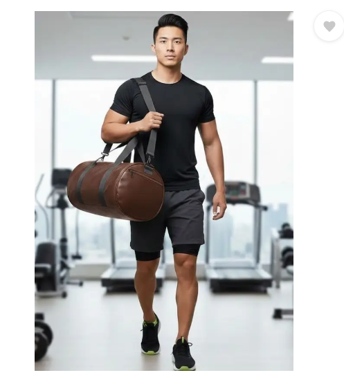 leather gym bag for men-233 - Image 2