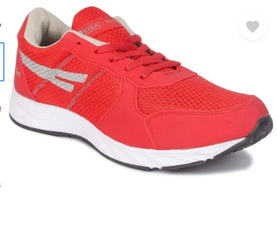 red sports shoes - Image 2